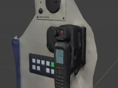 3D Scan Motorol BOS  Radio  3D model