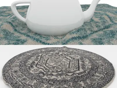 Rugs No 25 Low-poly 3D model