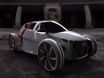 AUDI ELECTRIC CAR  3D model