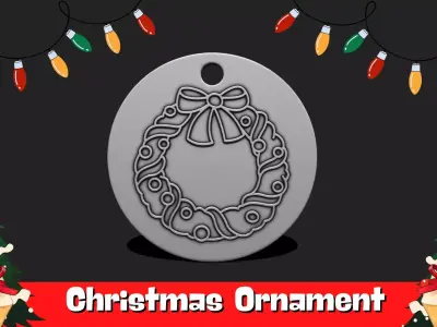 Christmas Ornament - Pendant -  Christmas Tree  - Decor - 14 3D print model