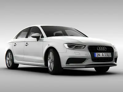 Audi A3 Sedan 2014 3D model