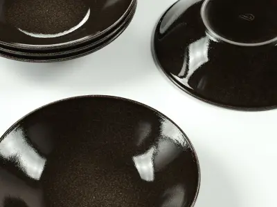 POLYPASTA - broste copenhagen nordic coal plate 3D model