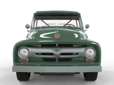 Pick Up 1956 Stock  3D model