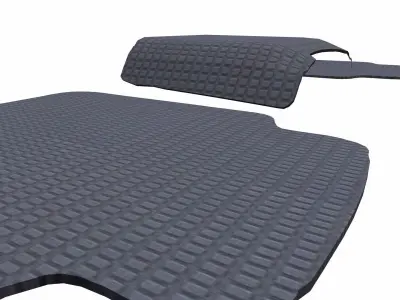 Car Mats Low-poly 3D model