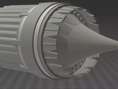 Aerospike thruster 3D model