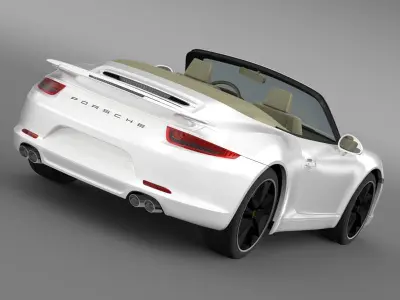 Porsche 911 Exclusive Cabrio 3D model