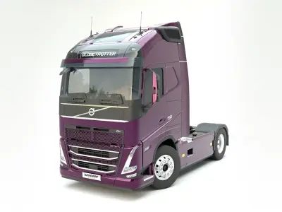 Volvo FH16 2020 750 Globetrotter 3D model