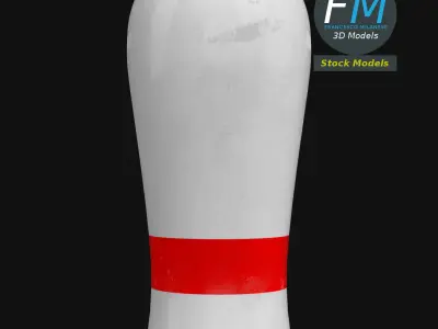 Bowling pin 3D model