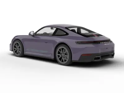Porsche 911 Carrera T 2025 3d model 3D model