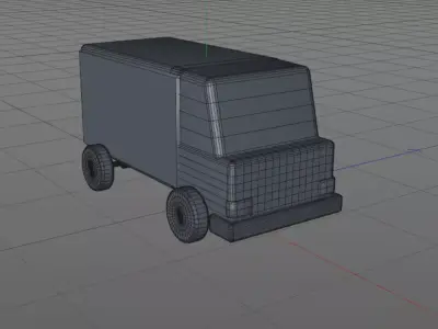 small bus  Free 3D model