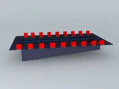 An Indoor Pool Free 3D model