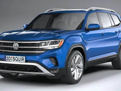 Volkswagen Atlas Regular 2021 3D model