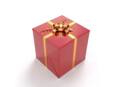 Gift Box 3D model 3D model