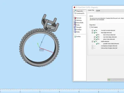 Engagement ring model 478 3D print model