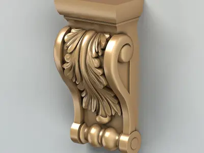 Corbel 002 3D model