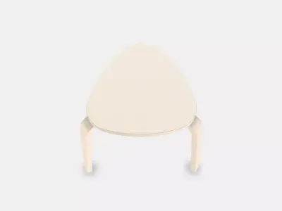 KYRRE Stool 1 Low-poly 3D model