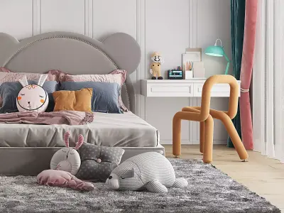 kids bedroom 3D model order