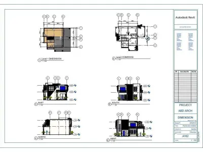 3 Bedroom House plan Model  Low-poly 3D model purchase