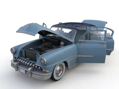 Desoto Firedome Sedan 1953 3D model