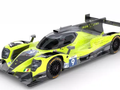 Oreca 07 LMP2 2025  3D model