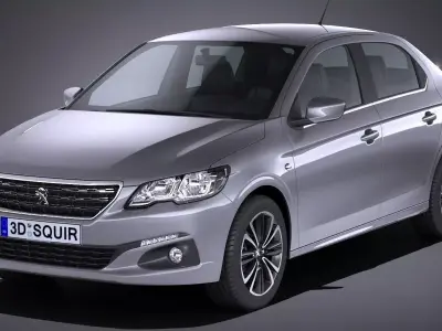 Peugeot 301 2017 3D model