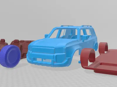 Toyota Land Cruiser 250 First Edition 2024 - Printable Model 3D print model