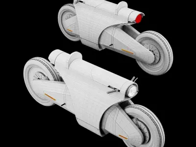 Concept motorcycle 3 3D model