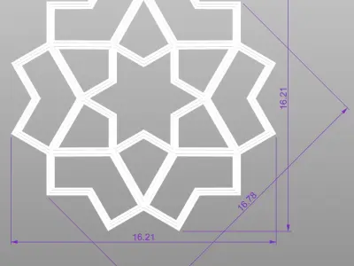 motif 3D print model 3D print model