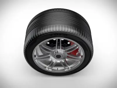 Wheel v5 3D model