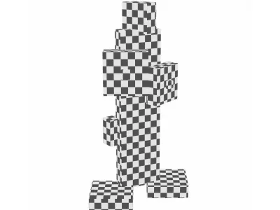 Abstract sculpture AS-004 3D model