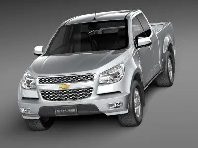 Chevrolet Colorado Extended Cab CG 2012 3D model