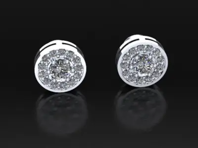 small earings 3 3D print model