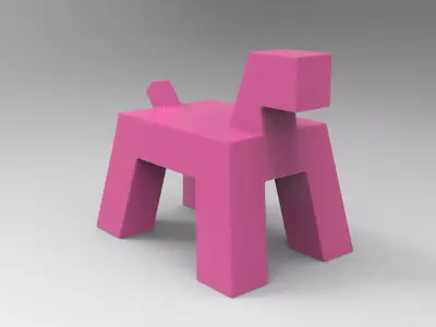 Klop Toy Low-poly 3D model