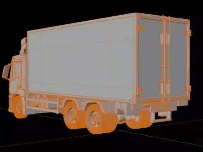 Mercedes Benz Antos Cargo Truck 3D model