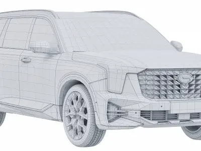 GAC GS8 3D model