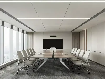 Modern Conference Room 3D model