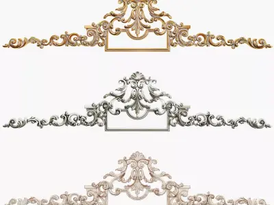 Classic carved 221 3D model