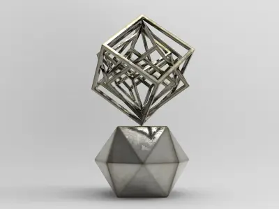 Cubys Decor Low-poly 3D model