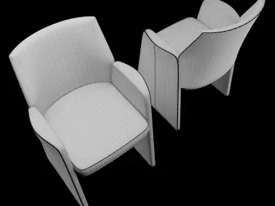 ANTHONY - Dining Chair 3D model