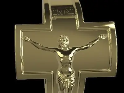Anillo cristo 3D print model