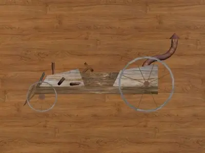 3d animation models of Wooding Car and Lumion Project 3D model