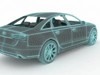 Audi A6 2012 3D model