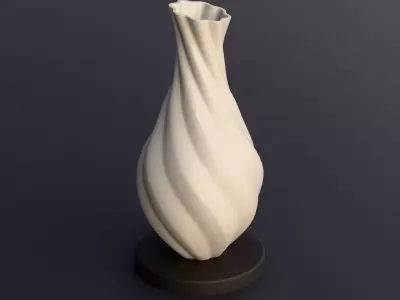 5 Printable Vases  3D print model