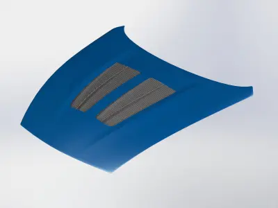 370Z Z34 Hood Exterior Surface Model - 3D Laser-Scanned 3D model