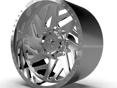 AMERICAN RACING CK16 ACID CC WHEEL 3D print model