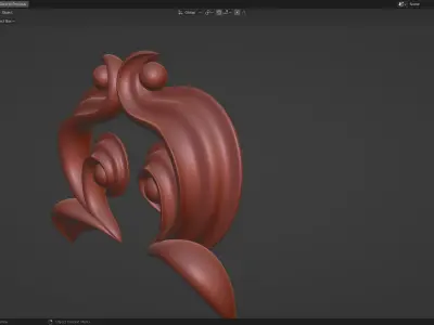 ORNAMENT sculpture 3D model