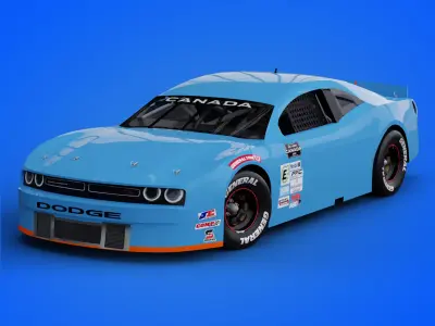 NASCAR Canada Series Dodge Challenger  3D model