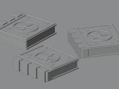 Magic Book Style 1 3D model