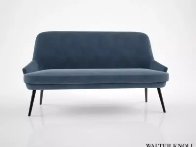Walter Knoll 375 Sofa 3D model