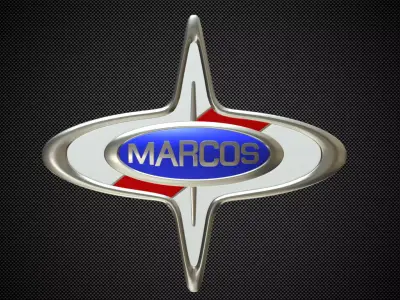 marcos logo 3D model